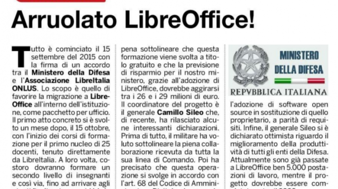 Arruolato LibreOffice
